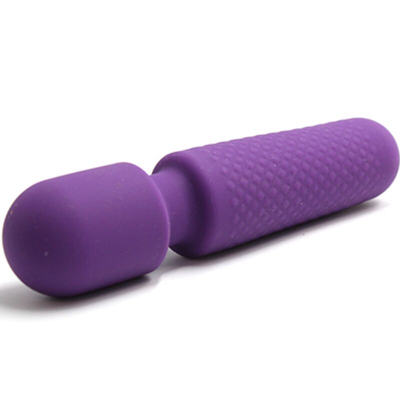 ARMONY - YOUR MAGIC MASSAGER & VIBRATOR RECHARGEABLE 10 VIBRATIONS WAND DOTS PURPLE - NOCTURNA DESIRES