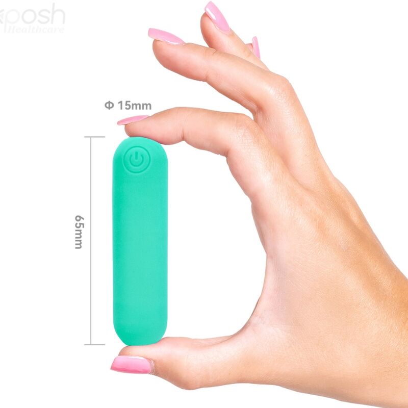 ARMONY - SPLASH JOLINE VIBRATOR BULLET SILICONE REMOTE CONTROL 10 VIBRATIONS 65 X 15 CM GREEN - NOCTURNA DESIRES