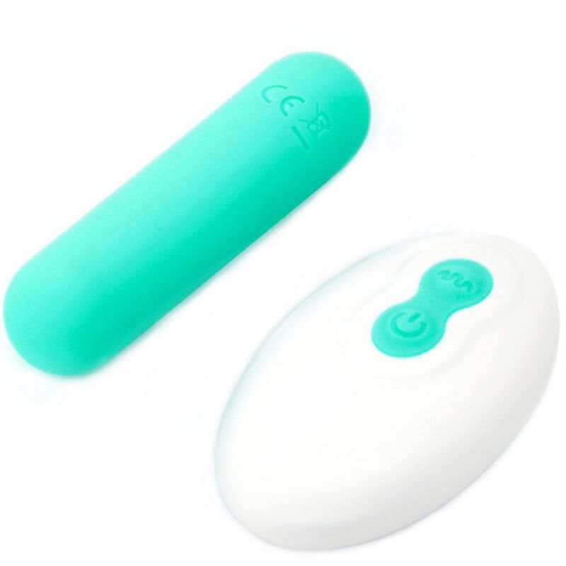 ARMONY - SPLASH JOLINE VIBRATOR BULLET SILICONE REMOTE CONTROL 10 VIBRATIONS 65 X 15 CM GREEN - NOCTURNA DESIRES