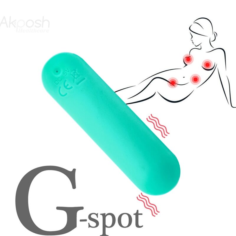 ARMONY - SPLASH JOIE VIBRATOR BULLET SILICONE REMOTE CONTROL 10 VIBRATIONS 75 X 19 CM GREEN - NOCTURNA DESIRES