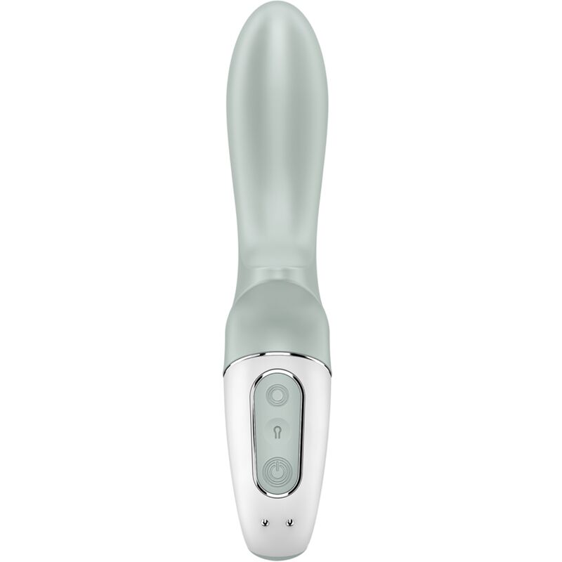 SATISFYER - AIR PUMP BOOTY 3 INFLATABLE ANAL VIBRATOR GREYGREEN - NOCTURNA DESIRES