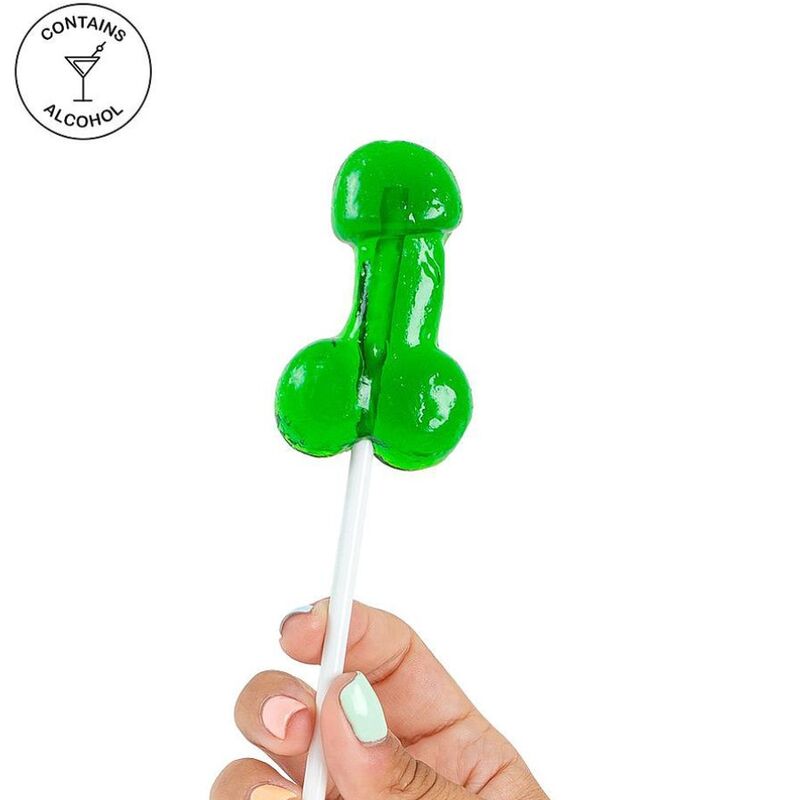 SECRETPLAY - COCK LOLLIPOP WITH ALCOHOL MOJITO - NOCTURNA DESIRES