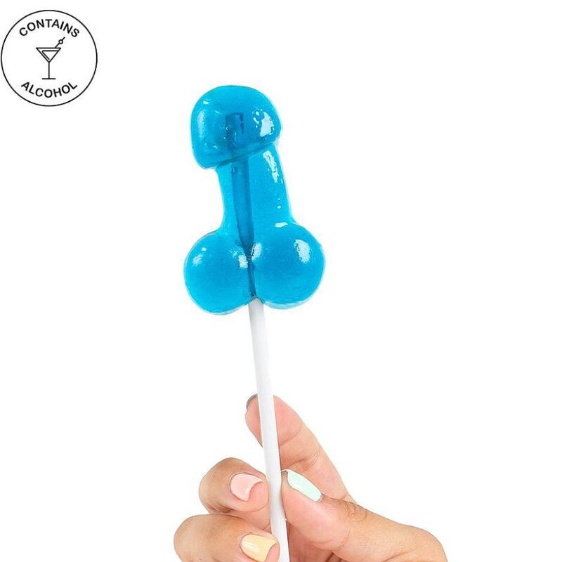 SECRETPLAY - COCK LOLLIPOP WITH ALCOHOL GIN & TONIC - NOCTURNA DESIRES