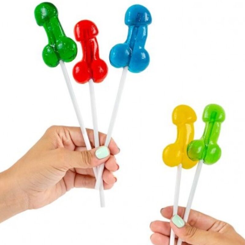SECRETPLAY - DISPLAY ASSORTMENT PENIS LOLLIPOPS WITH ALCOHOL 40 UNITS - NOCTURNA DESIRES