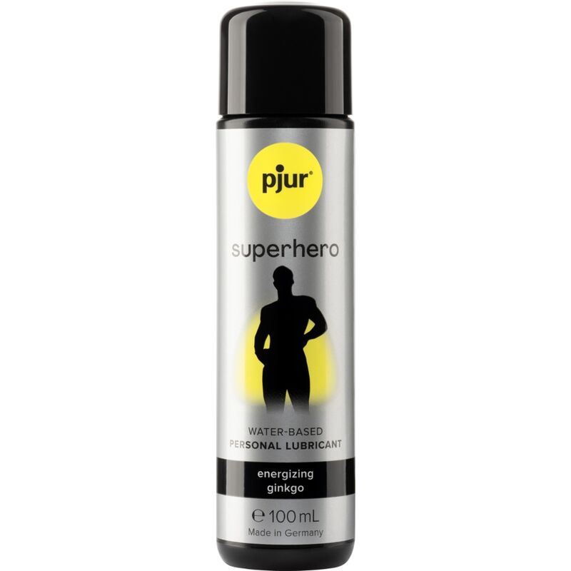 PJUR - SUPERHERO ENERGIZING LUBRICANT GINKGO 100 ML - NOCTURNA DESIRES