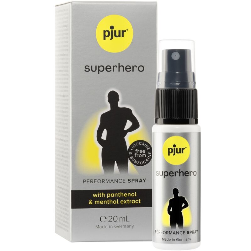 PJUR - SUPERHERO PERFORMANCE RETARDANT SPRAY 20 ML - NOCTURNA DESIRES