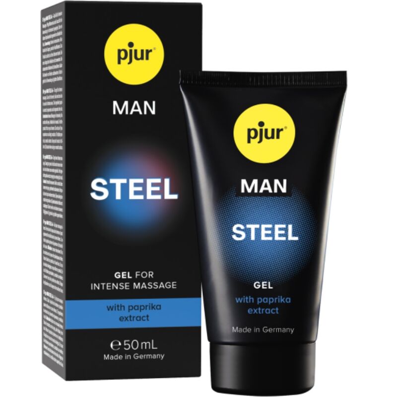 PJUR - MAN STEEL STIMULATING GEL 50 ML PJUR  NOCTURNA DESIRES