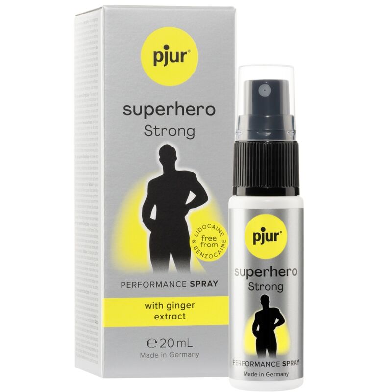 PJUR - SUPERHERO STRONG RETARDANT SPRAY 20 ML PJUR  NOCTURNA DESIRES