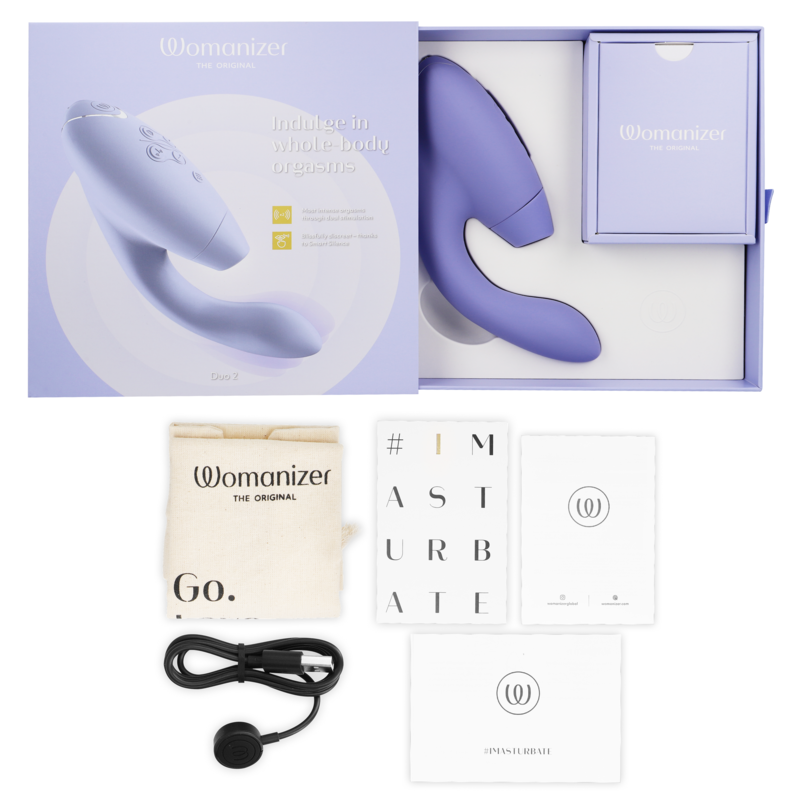 WOMANIZER - DUO 2 STIMULATOR LILAC - NOCTURNA DESIRES