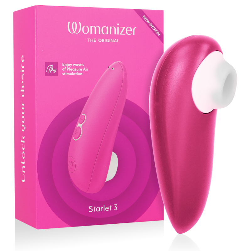 WOMANIZER - STARLET 3 CLITORAL STIMULATOR PINK - NOCTURNA DESIRES