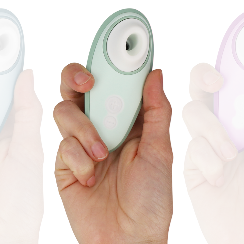 WOMANIZER - LIBERTY 2 CLITORIS STIMULATOR & SUCTION LIGHT GREEN - NOCTURNA DESIRES