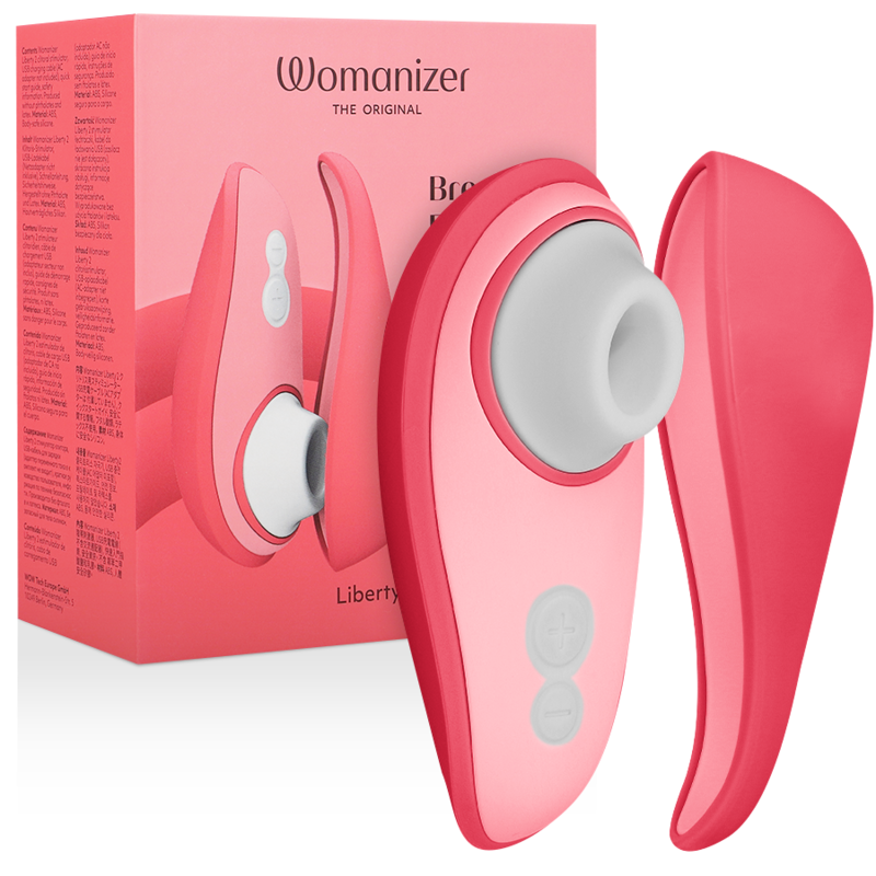 WOMANIZER - LIBERTY 2 CLITORIS STIMULATOR & SUCTION PINK - NOCTURNA DESIRES