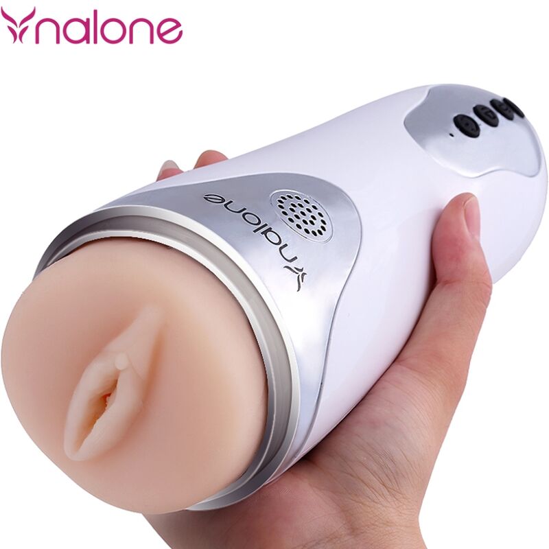 NALONE - MAGICIAN MASTURBATOR WITH VIBRATION WHITE - NOCTURNA DESIRES
