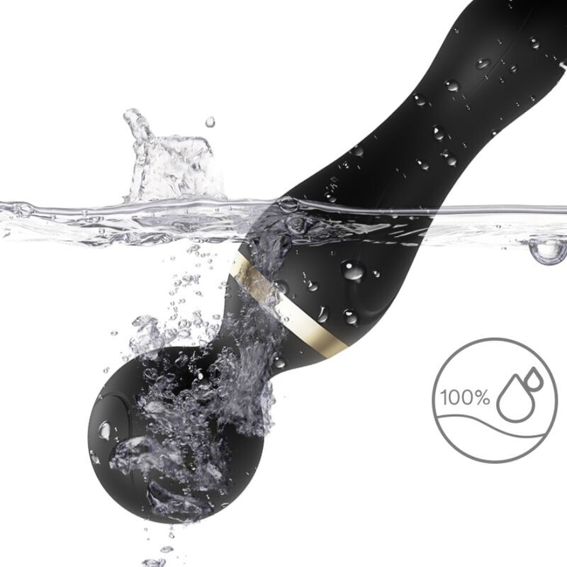 ARMONY - FREEZA MASSAGER & VIBRATOR SUPER FLEXIBLE HEAD BLACK - NOCTURNA DESIRES