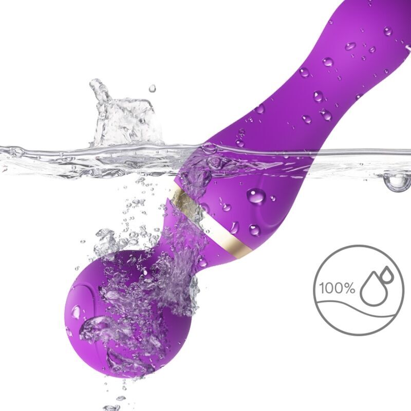 ARMONY - FREEZA MASSAGER & VIBRATOR SUPER FLEXIBLE HEAD PURPLE - NOCTURNA DESIRES