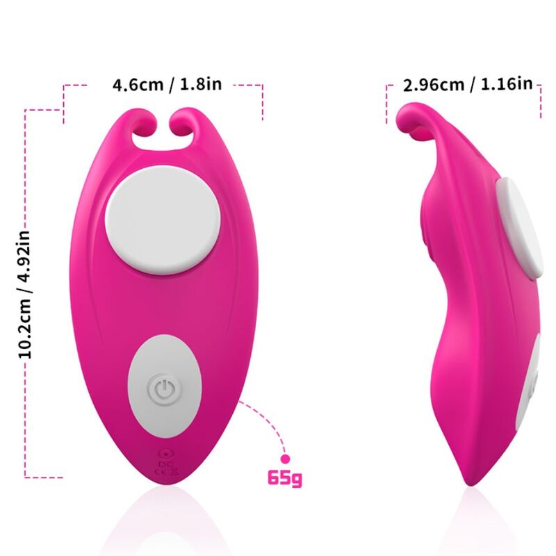ARMONY - HONEYBEE WEARABLE PANTIES VIBRATOR G-SPOT FUCHSIA - FREE APP - NOCTURNA DESIRES