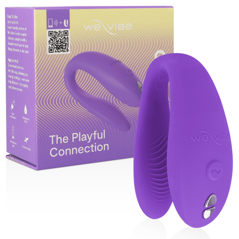 WE-VIBE - SYNC GO DUAL STIMULATOR VIOLET - NOCTURNA DESIRES