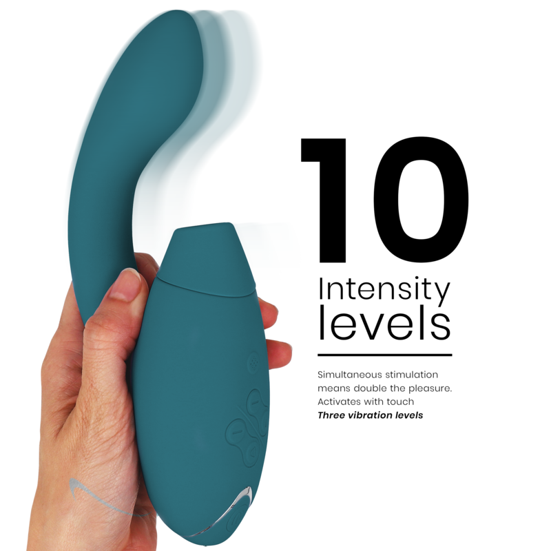WOMANIZER - DUO 2 STIMULATOR BLUE PETROL - NOCTURNA DESIRES