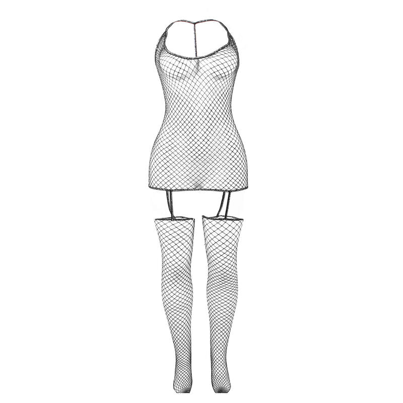 SUBBLIME - 951955 SHINY FISHNET BODYSTOCKING ONE SIZE - NOCTURNA DESIRES