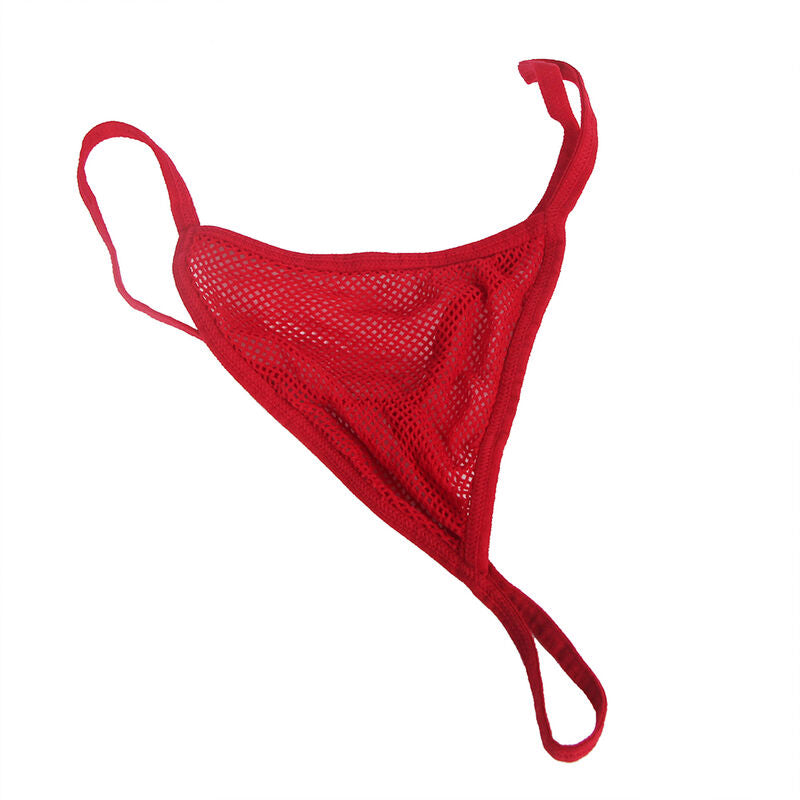 SUBBLIME - 952181 FISHNET BODYSTOCKING WITH GLOVES AND DIAMONDS RED ONE SIZE - NOCTURNA DESIRES