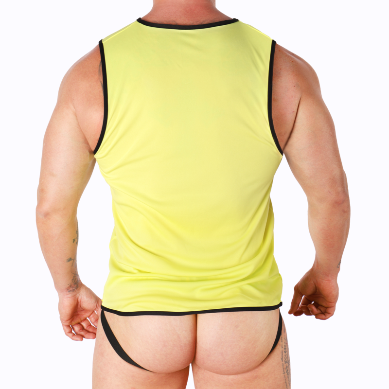 MACHO - YELLOW T-SHIRT L/XL - NOCTURNA DESIRES
