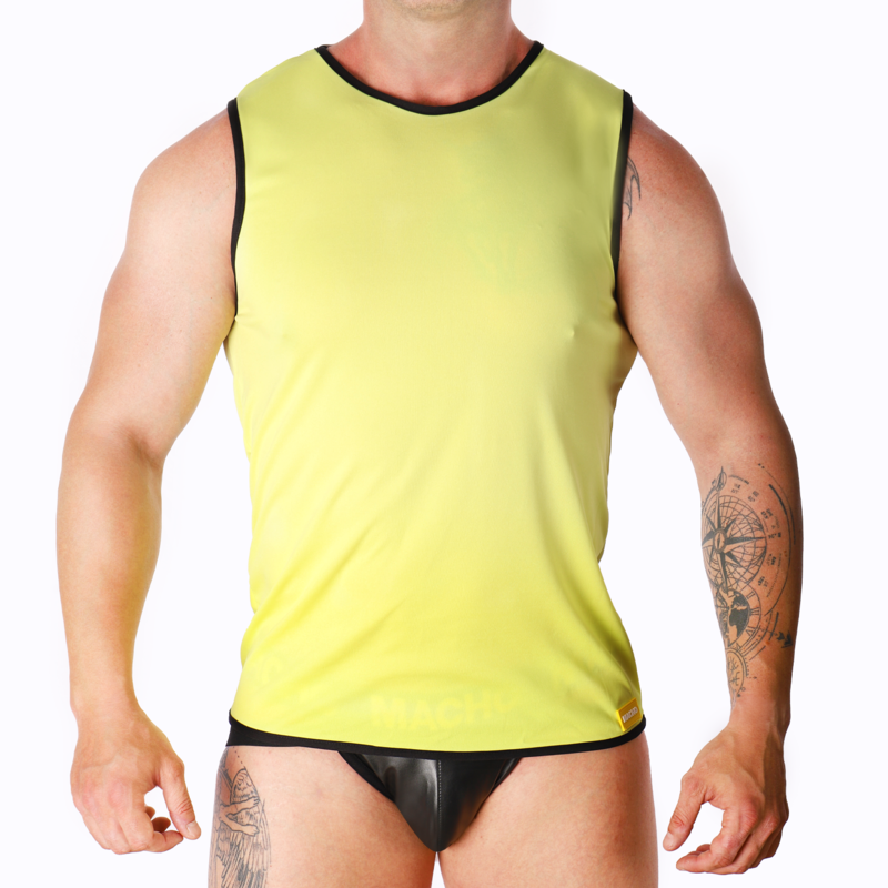 MACHO - YELLOW T-SHIRT L/XL - NOCTURNA DESIRES