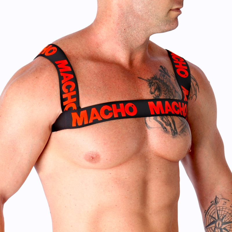 MACHO - DOUBLE RED HARNESS - NOCTURNA DESIRES