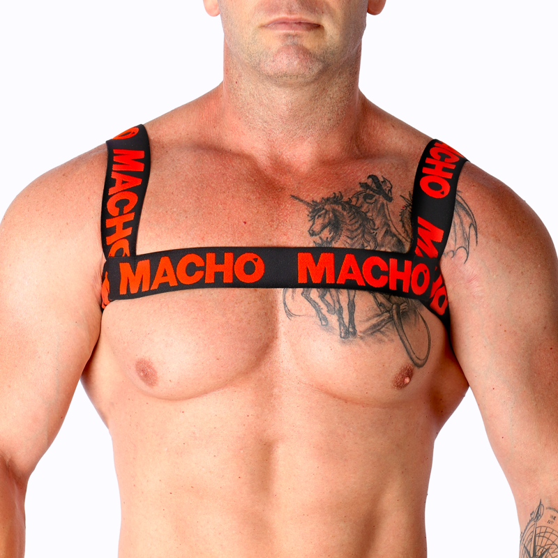 MACHO - DOUBLE RED HARNESS - NOCTURNA DESIRES