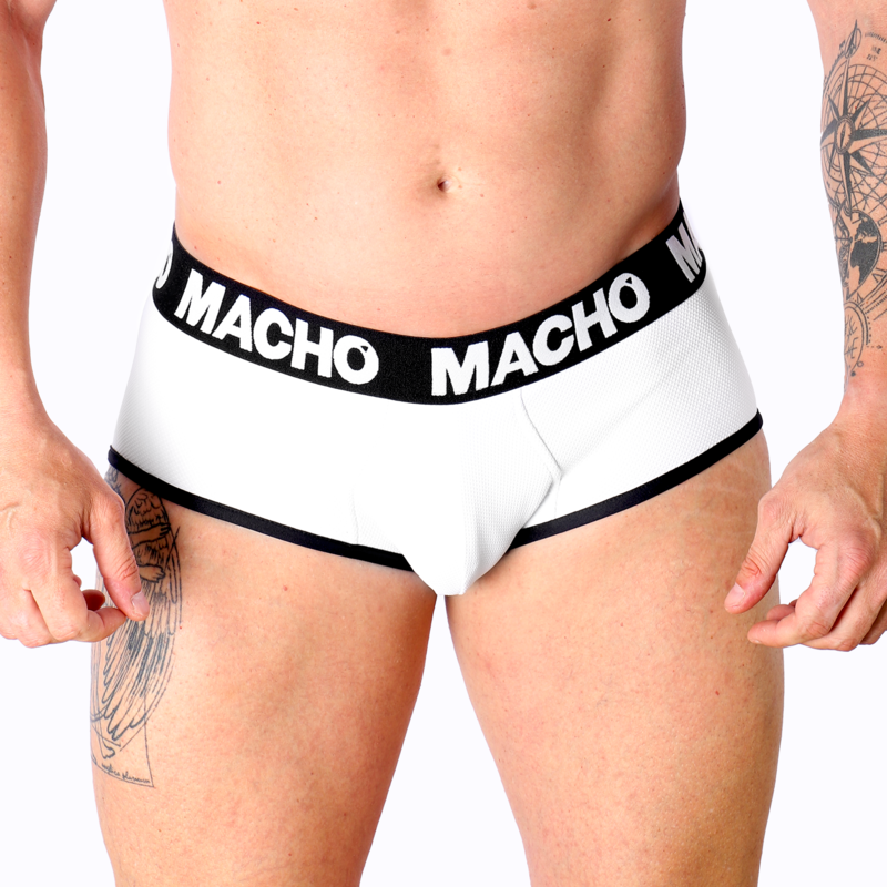 MACHO - MS30BL SLIP WHITE L - NOCTURNA DESIRES