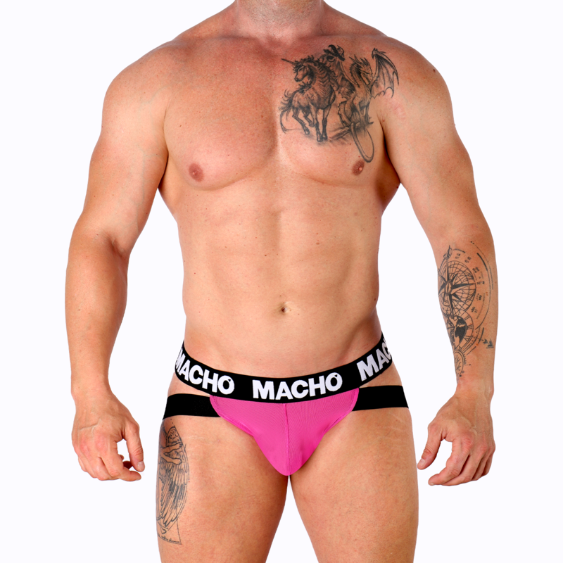 MACHO - MX28FR JOCK PINK NEON L - NOCTURNA DESIRES
