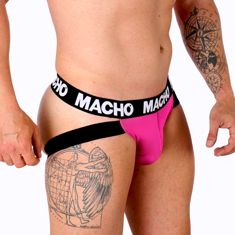MACHO - MX28FR JOCK PINK NEON L - NOCTURNA DESIRES