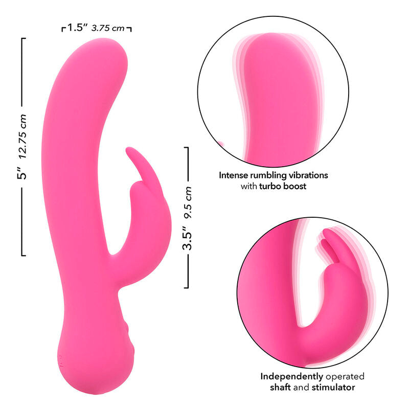 CALEXOTICS - FIRST TIME VIBRATOR RABBIT RECHARGEABLE PINK - NOCTURNA DESIRES