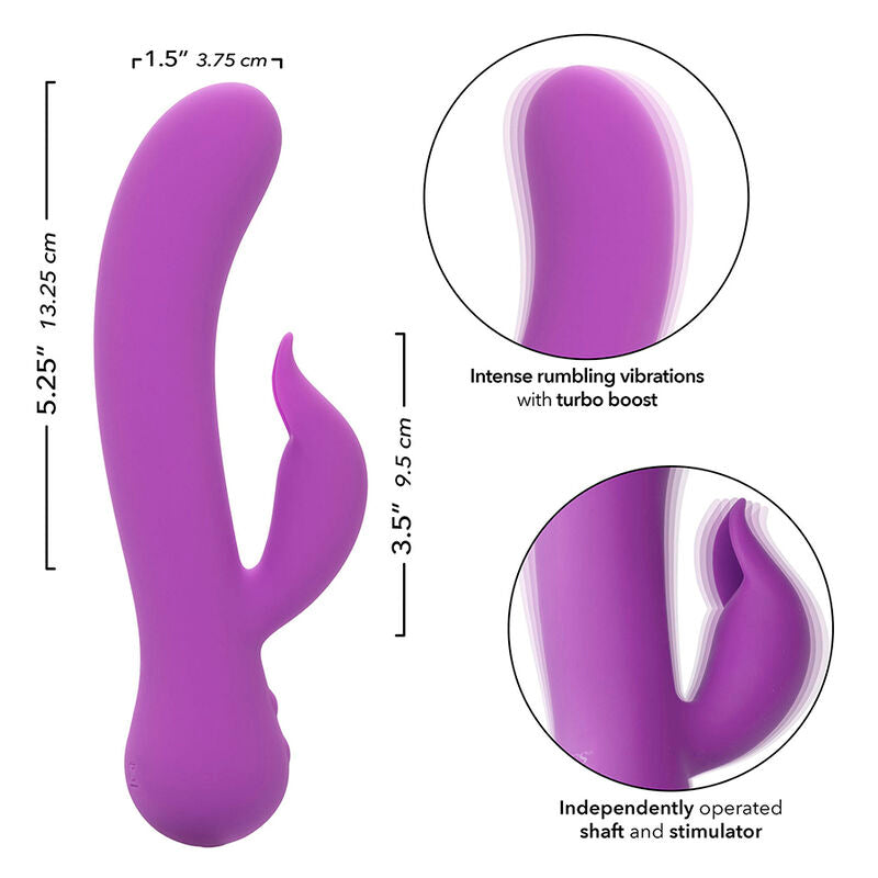 CALEXOTICS - FIRST TIME VIBRATOR PLEASER RECHARGEABLE PURPLE - NOCTURNA DESIRES