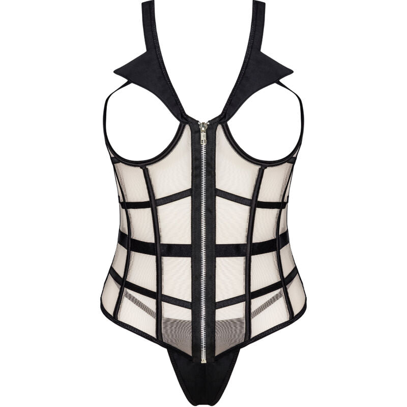 LIVCO CORSETTI FASHION - LAURA LC 20215 CORSET + THONG L/XL - NOCTURNA DESIRES
