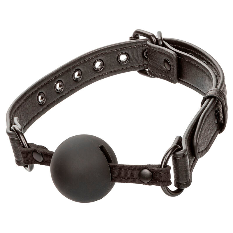 CALEXOTICS - NOCTURNAL BALL GAG SILICONE BLACK - NOCTURNA DESIRES