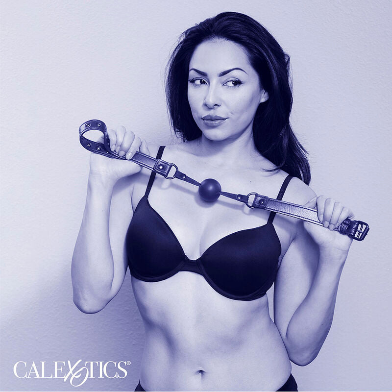 CALEXOTICS - NOCTURNAL BALL GAG SILICONE BLACK - NOCTURNA DESIRES