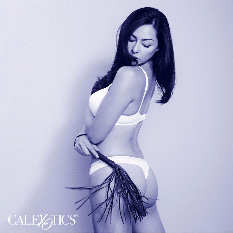 CALEXOTICS - NOCTURNAL FLOGGER LEATHER BLACK - NOCTURNA DESIRES