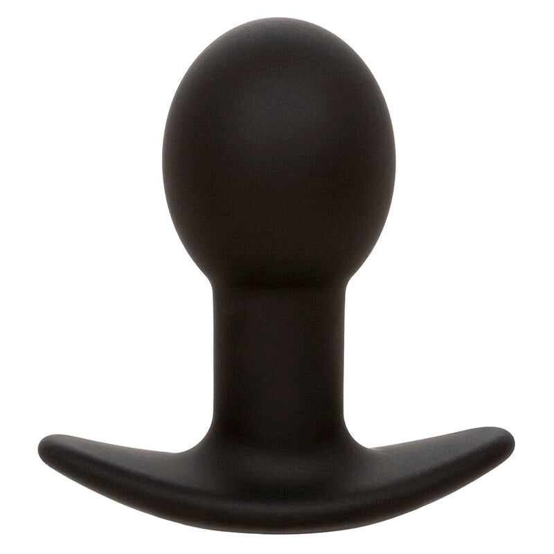 CALEXOTICS - ROCK BOTTOM ANAL PLUG 10 VIBRATIONS SILICONE BLACK - NOCTURNA DESIRES