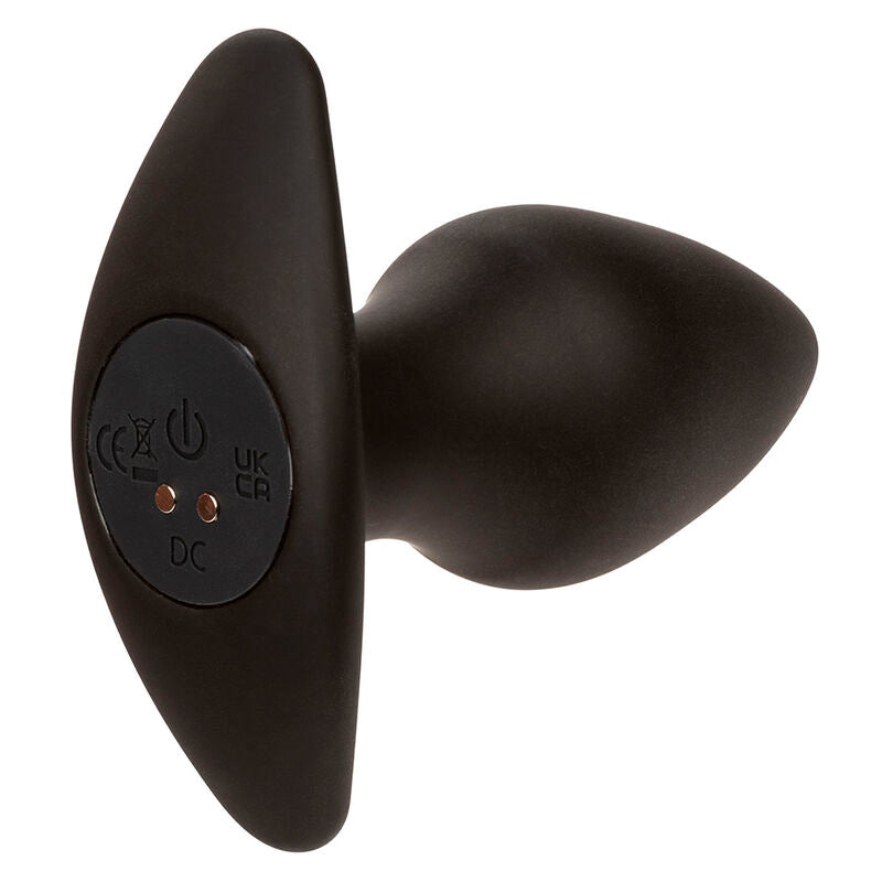 CALEXOTICS - ROCK BOTTOM PERFECT ANAL PLUG 10 VIBRATIONS SILICONE BLACK - NOCTURNA DESIRES