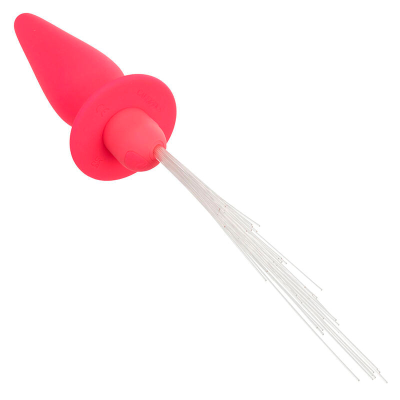 CALEXOTICS - SOUTHERN LIGHTS LIGHT UP ANAL PLUG 10 VIBRATIONS SILICONE PINK - NOCTURNA DESIRES