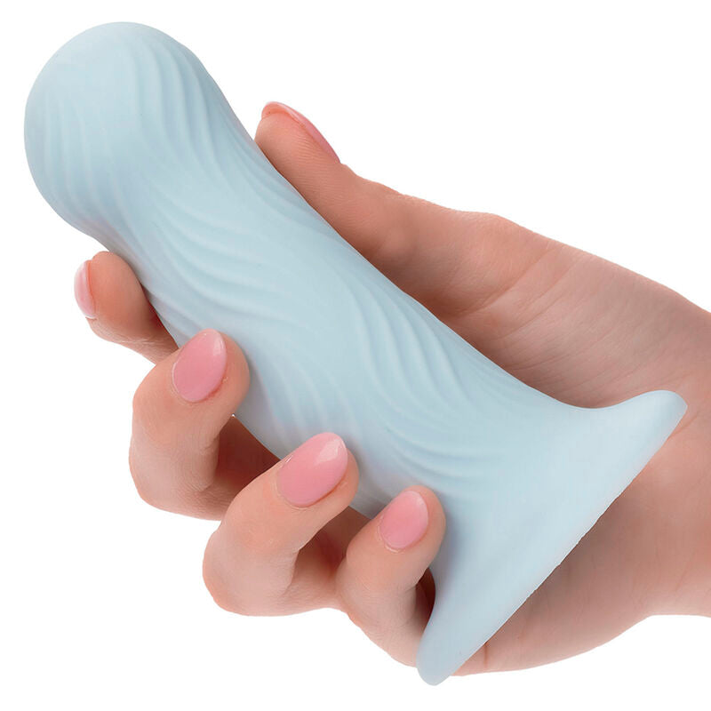 CALEXOTICS - WAVE RIDER FOAM ANAL PLUG BLUE - NOCTURNA DESIRES