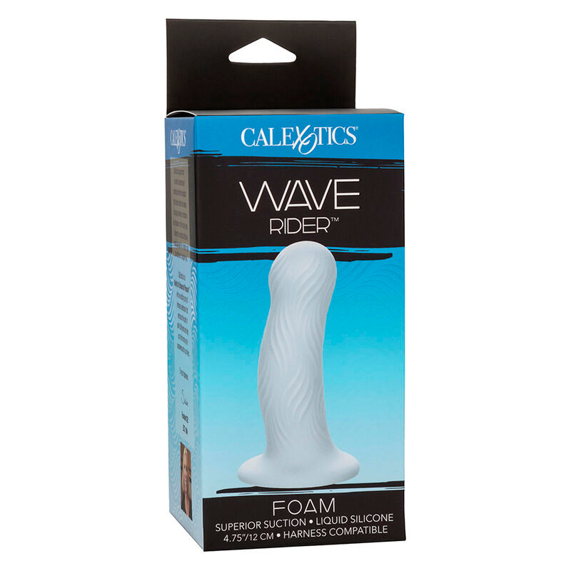 CALEXOTICS - WAVE RIDER FOAM ANAL PLUG BLUE - NOCTURNA DESIRES