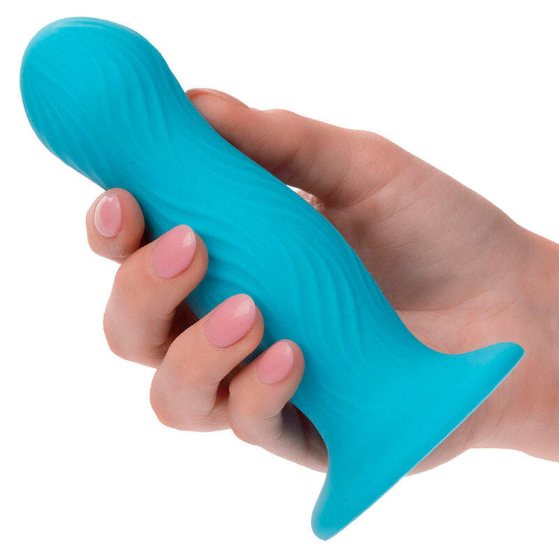 CALEXOTICS - WAVE RIDER SWELL ANAL PLUG BLUE - NOCTURNA DESIRES