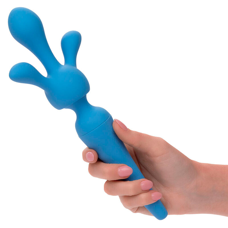 CALEXOTICS - COUTURE KIT VIBRATOR WAND 10 VIBRATIONS BLUE - NOCTURNA DESIRES