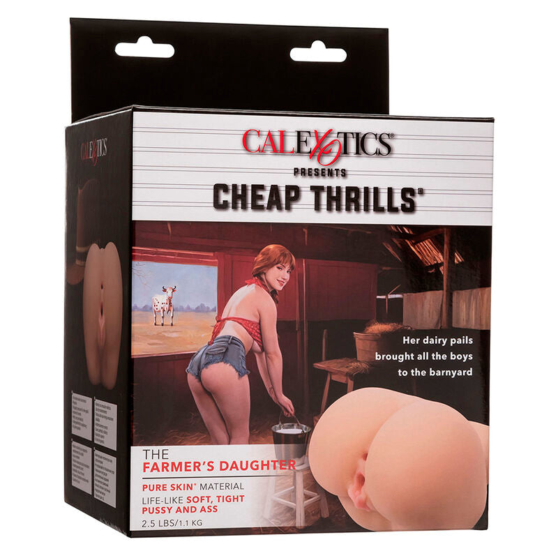 CALEXOTICS - THE FARMERS DAUGHTER DOUBLE REALISTIC MASTURBATOR FLESH - NOCTURNA DESIRES