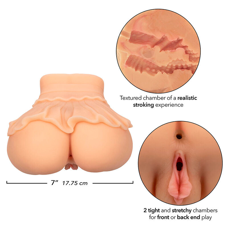 CALEXOTICS - THE PEEP SHOW GIRL DOUBLE REALISTIC MASTURBATOR FLESH - NOCTURNA DESIRES