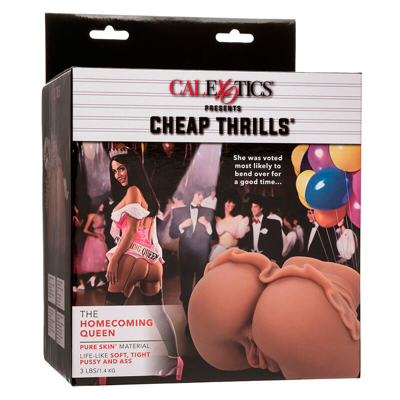 CALEXOTICS - THE HOMECOMING QUEEN DOUBLE REALISTIC MASTURBATOR CARAMEL - NOCTURNA DESIRES