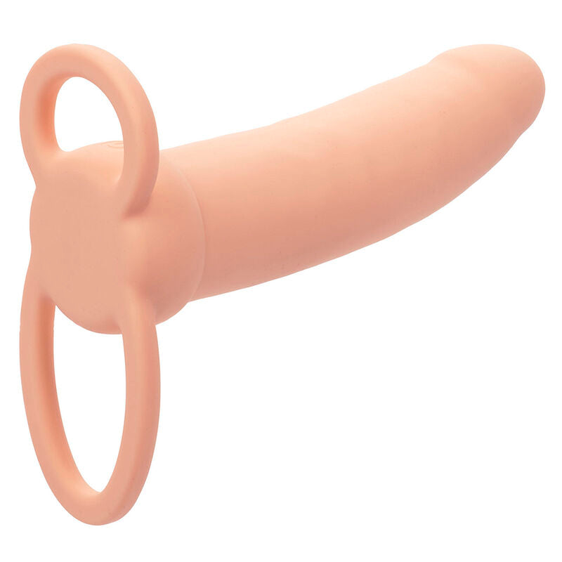CALEXOTICS - MAXX THICK DUAL PENETRATOR 10 VIBRATIONS FLESH - NOCTURNA DESIRES