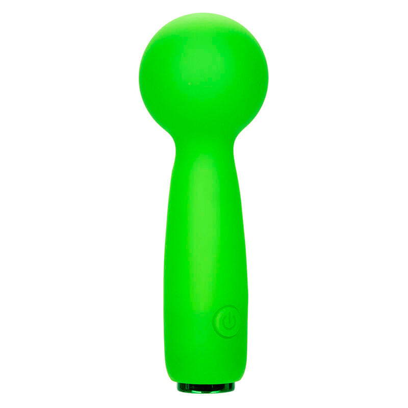 CALEXOTICS - NEON VIBES THE BUBBLY VIBE MINI MASSAGER 10 VIBRATIONS GREEN - NOCTURNA DESIRES