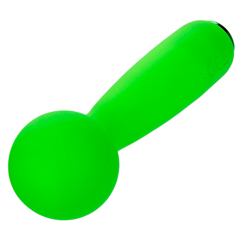CALEXOTICS - NEON VIBES THE BUBBLY VIBE MINI MASSAGER 10 VIBRATIONS GREEN - NOCTURNA DESIRES